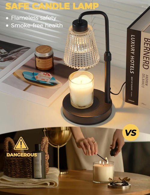 Cozy Glow Candle Warmer Lamp